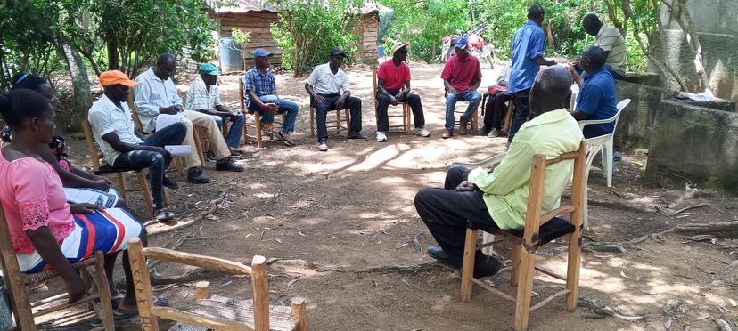 Rencontre des producteurs de manioc à Grande-Savane