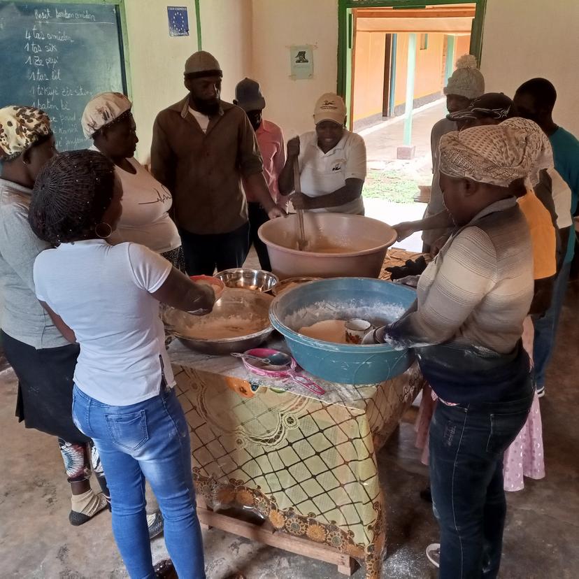 Préparation du bonbon amidon en réseau