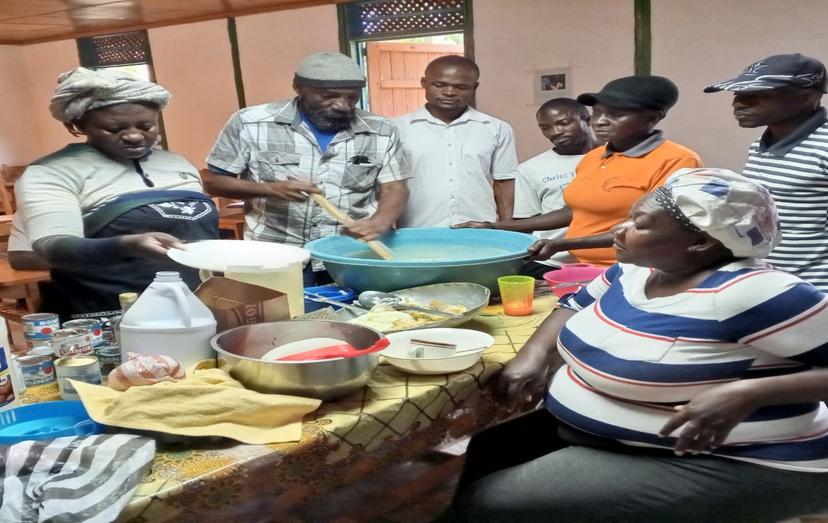 Préparation de la crémasse manioc en réseau