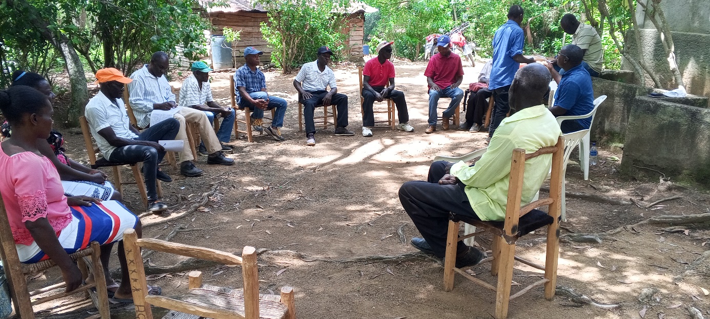 Rencontre des producteurs de manioc à Grande-Savane