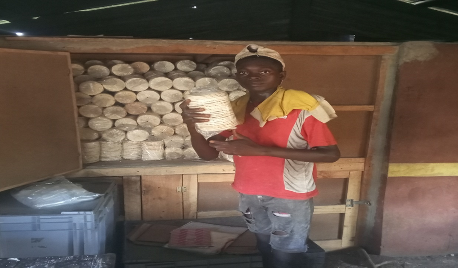 Centre de stockage de petites cassaves